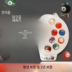 자동 당구공 세척기 포켓볼 클리너 광택기 당구장 관리용품 A_당구 박사 블랙 16구 세척기 : 보너흐리빙