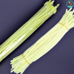 미술재료 모루공예 공예재료 파스텔톤 꽃만들기 털철사 모루대량 연두색 30cm 100개입 : 주니오피스