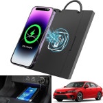 2022-2026 혼다 시빅 무선 충전기 액세서리용 15W Qi 충전소 패드 : SHOP 데이원