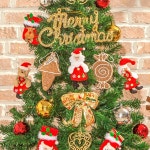 대형 크리스마스 포장 포토존 북유럽 고급 산타 창문 저렴한 장식 별 트리 소품 : 런샵