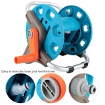 HAOHIZE 가든 호스 릴, G1/2 급수 65피트 3/5까지 파이프 수도 카트 랙 릴 보관 최대 홀더, 외부 고정, 트롤리 : Modern Pick