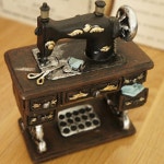 정리 재봉틀 레트로 소품 인테리어 장식 diy 미니어처 만들기 이모빌 카페 : 미마스몰1