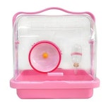 튼튼한 햄스터 집 하우스 사이즈 스몰펫 핑크 침실 가격 후기 저렴한 재질 나무 : 미마스몰1