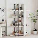 철제 진열장 진열대 인테리어 스탠드 선반 책장 사무실 거실 : 블랙윈터