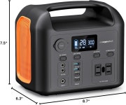 휴대용 발전소 300W (600W 피크) 299Wh LiFePO4 태양광 발전기 퓨어 사인 웨이브 110V AC 자동차 콘센트 PD 60W QC3.0 백업 전원 공급... 