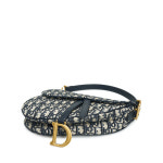 크리스찬 디올 네이비 오블리크 새들 미듐 숄더백 [17595873] : 리본즈