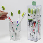 플러스 365 칫솔 7+1입 (총8입)+보관캡 8개 부드러운 미세모 : 헤이까야