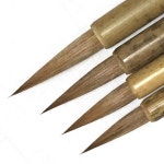 동양화 황모붓 서예 붓 종이 보관 명품 선택 가성비 세트 연습 황모 최고급 종류 : 브라핑크