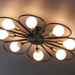 칠마누 직부등 17805-8 8등 블랙 디자인직부등 안방등 : 칠마누