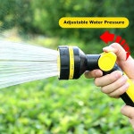 35피트 정원 호스, 노즐 및 1/2인치 간편한 릴 보관, 야외 물 있는 스프링클러, 금속 누수 x 고압 방지(35피트) 카트용 유연한 피팅이... 