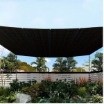 차광막 그늘막 햇빛차단 야외 테라스 정원 캠핑 그린하우스 온실 차양막 자외선차단 검정색 메쉬 : 1304