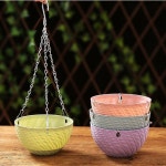 베란다 화분 걸어두는 행잉 정리대 걸이식 벽걸이 거치대 발코니 걸이 대 : 쇼핑을 행복하게