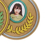 어린이 메달 만들기 키트 사진 삽입 목재 페이퍼 수공예 유치원 어린이집 미술놀이 창작활동 : MORIN