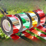 새쫒는 기계 줄 반짝이 라인 스팽글 반사 4.5cm 폭 반사띠 4롤 400m : 양주구매소