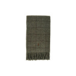 폴로랄프로렌 PC0743-350 포니 윈도우페인 플래드 체크 리버시블 프린지 머플러 : 타임컬렉션