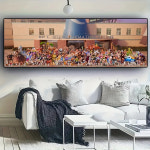 주토피아 2 닉 게리 링슬리 주디 만화방 기숙사 장식용 극장판 애니 포스터 굿즈 영화 공주 마우스 덕 캔버스 벽 아트 침실 거실 홈 장식... 