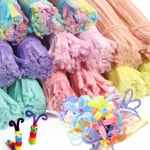 파스텔 컬러 모루 diy 철사 공예 인형 꽃 만들기 200P : SJ늘봄