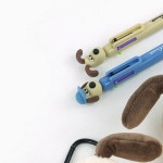 강아지 인형 파우치 월레스 캐릭터 미니백 동물 얼굴 털실 소재 키링 연결 휴대용 소품 보관 : 따니맘 마켓