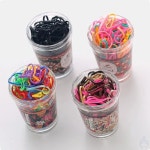 글로 헤어고무줄 180pcs 색상랜덤 헤어악세사리 여자머리끈 머리밴드 : 스테이천