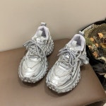 여성 스니커즈 아쿠아 하이탑 타이어 메쉬 펄 슈즈 통굽 통기 러블리 카멜 운동화 신발 다올5 : kebikebi