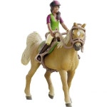 슐라이히 Schleich 호스클럽 - 6 PC 사라와 미스터리 플레이 세트 웨스턴 라이더 액션 피규어와 말 피규어 포함 : 더매직-샵