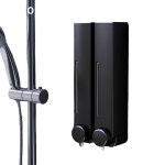 모텔 호텔 통 벽걸이 샴푸디스펜서 바디워시 샴푸 B. 실버골드  더블 헤드 펀치  노 펀치 : 트랜드빌리지