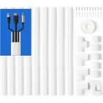 153인치 벽용 케이블 숨김장치 3-4개 숨김용 코드 하이더 TV 전선... 페인트 가능 은폐기 9인치 x 길이 17 L - 153 (9 x L17) : 하우리숑숑