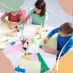 AIMI 건설 용지 100매 다양한 색상의 학교 용품 A4 복사 유치원 교실 초등학교 회화 색칠 그림 공예에 적합 : 와이득