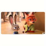 주토피아 2 게리 링슬리 주디 닉 pc방 게임방 마우스 장 패드 매트 굿즈 테마 - 홉스  와일드 디자인 미끄럼 방지 고무 바닥 게임 및 사무실용 방수... 