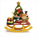 2개입 크리스마스 썰매흔들이 3호 트리 16x5.7x18cm 두께3mm : 맹자공예