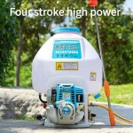 엔진 분무기 대용량 비료 농약 살포기 동력  농업용 배낭형 입제 액제 백팩형 4행정  원예  과수원  분무 : 둔철산잡화점