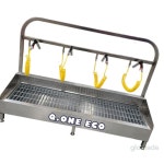 글로 흙먼지 털이기 4인용 코일호스 공사장입구 건설현장 군부대설치 : 스테이천