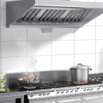 소로 에센셜 - 16인치 W x 20인치 H 스테인리스 스틸 상업용 주방 후드 필터 범위 배플 그리스 레스토랑 배기 후드용 20 W x 16 H : 모노브릿지업