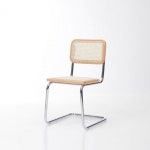 가구산책 스틸 라탄 카페 의자 H7422 : 가구산책.