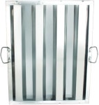 소로 에센셜 - 16인치 W x 20인치 H 스테인리스 스틸 상업용 주방 후드 필터 범위 배플 그리스 레스토랑 배기 후드용 20 W x 16 H : 모노브릿지업