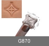 가죽 도장 도구 공예 작업용 전문 2장(121-2+870) : 글로벌-픽