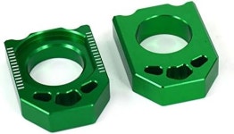 JFG 레이싱 더트 바이크 리어 액슬 블록 KX250F 04-16 /KX450F 06-16 /KLX450R 08-15 /KX125 KX250 03-08용 알루미늄 체인 텐셔너... 