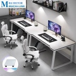 게이밍 듀얼 컴퓨터 워크스테이션 책상 PC방 블랙 : 리코se