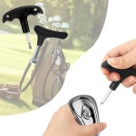 소림 골프 스파이크 도구 스테인리스 스틸 다기능 골프화 교체 편안한 그립 범용 신발 도구클럽 렌치 포함 : 82글로벌픽