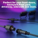 야외용 10피트 홍수등 연장 코드 4핀 방수 커넥터 고비 2 H7058 H7057 - 웨더프루프 : 세렌픽스업