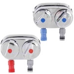 다락옷장 2구형 세탁기호스연결 슬림세탁꼭지 세탁기수도연결부속 : 다락옷장