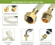 투여호 리트랙터블 가든 호스 릴 100피트 자동 슬로우 되감기... 정원 급수 세차 반려동물 샤워를 위한 노즐 2개가 있는 야외 1/2 90FT : 메가-픽