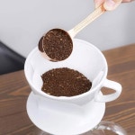 원뿔 핸드 브루 커피 필터 컵 세라믹 브루어 도자기 드립퍼를 메이커 위에 붓기 쉽게 사용할 수 있습니다 : 원픽온