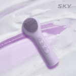스카이 미엔느 진동 클렌저 SC30 온열 실리콘 브러쉬 피지제거 세안기 라일락 퍼플 : 스카이공식스토어