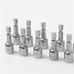 에스우디자인 탄소강 전동드릴 육각 비트소켓 10개입 8mm 실버 임팩드릴 임팩트소켓 : 에스우에브리팜