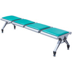 실내 병원 교회 학원 로비 대기 실 벤치 의자 등받이x : 차이나시그니처