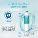 아쿠아 크레스트 FQK1R GXULQK GXK140TNN GXULQR NSF /ANSI 42 372 GE 및 시스템용 교체 필터 더 나은 물을 위한 납 염소 기타 불순물... 