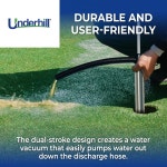 관개 유체 이송 물 제거 A-G1236-C용 36인치 출구 호스가 있는 언더힐 Gulp Pro Siphon 흡입 워터 펌프 22인치 길이 Replacement... 