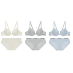 [게스언더웨어](신세계 강남점)(3종택1)에어로쿨 솔리드 와이어브라+팬티세트(OEWBR391/BP391) : 신세계백화점