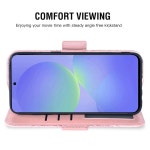 (DS-WA6C) 갤럭시 A36 5G 지갑 커버, 강화 유리 스크린 프로텍터 및 손목 스트랩 PU 가죽 플립 신용 카드 홀더 스탠드 셀 액세서리 A 36 36A... 